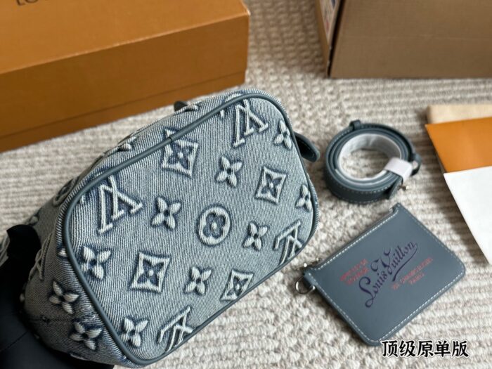 Louis Vuitton All In Bb Multi-Style Mini Bucket Bag | Versatile Carry Options | Structured Design | Photogenic Appeal - Image 6