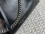 Louis Vuitton Carryall Small Black Lambskin Bag Dark Style Lightweight With Large Capacity - Image 6