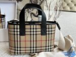 Burberry Commuter Tote Bag Nylon Fabric Brand Lettering Logo Lightweight And Practical - Image 4
