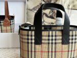 Burberry Commuter Tote Bag Nylon Fabric Brand Lettering Logo Lightweight And Practical - Image 5