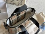 Burberry Commuter Tote Bag Nylon Fabric Brand Lettering Logo Lightweight And Practical - Image 7