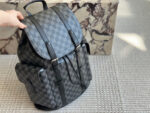 Louis Vuitton 20Ss Backpack Premium Imported Authentic Fabric Ultra-High-Definition Metal Logo Dedicated Lining Exquisite Craftsmanship - Image 5