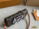Louis Vuitton Ivy Woc Double Chain Mahjong Bag Crossbody, Shoulder Or Handheld Carry Built-In Card Slots Cat Charm Detail - Image 2