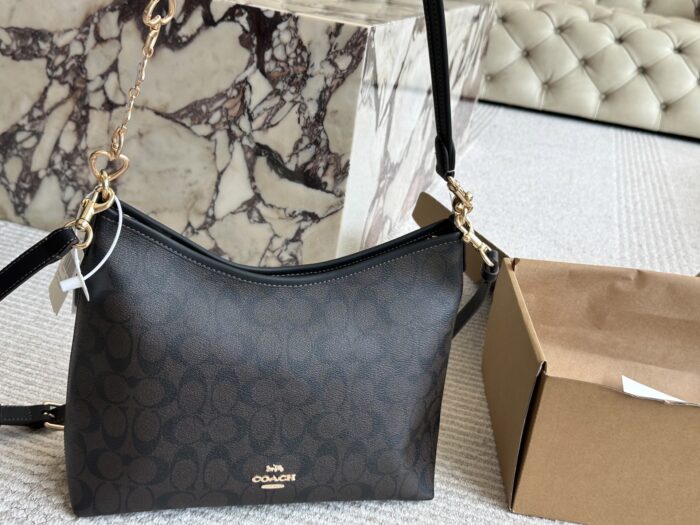 Coach Laurel Wander Bag Dual-Length Shoulder Straps Multiple Carrying Options Zipped Side Pocket - Image 1
