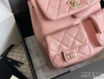 Chanel Dumas Frog Backpack Genuine Leather, Dual Pockets, Anti-Theft, Adjustable Straps - Image 3