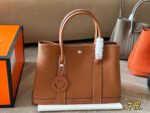 Hermès Garden Bag Togo Full-Grain Cowhide Generous Capacity Complimentary Miniature Horse And Silk Scarf - Image 10