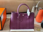 Hermès Garden Bag Togo Full-Grain Cowhide Generous Capacity Complimentary Miniature Horse And Silk Scarf - Image 15
