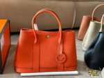Hermès Garden Bag Togo Full-Grain Cowhide Generous Capacity Complimentary Miniature Horse And Silk Scarf - Image 17