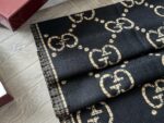 Gucci Gg Signature Cashmere Scarf With Box - Image 4