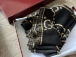 Gucci Gg Signature Cashmere Scarf With Box - Image 8