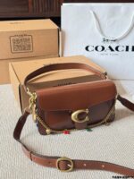 Coach Tabby Dionysus New Handbag/Crossbody Dual-Use Bag In Pebble-Finish Calfskin With Pendant - Image 2