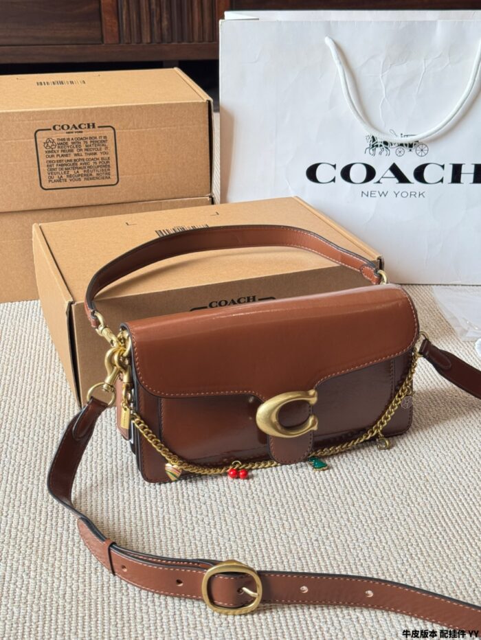Coach Tabby Dionysus New Handbag/Crossbody Dual-Use Bag In Pebble-Finish Calfskin With Pendant - Image 2