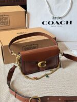 Coach Tabby Dionysus New Handbag/Crossbody Dual-Use Bag In Pebble-Finish Calfskin With Pendant - Image 3