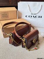Coach Tabby Dionysus New Handbag/Crossbody Dual-Use Bag In Pebble-Finish Calfskin With Pendant - Image 7