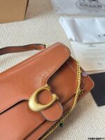 Coach Tabby Dionysus New Handbag/Crossbody Dual-Use Bag In Pebble-Finish Calfskin With Pendant - Image 8