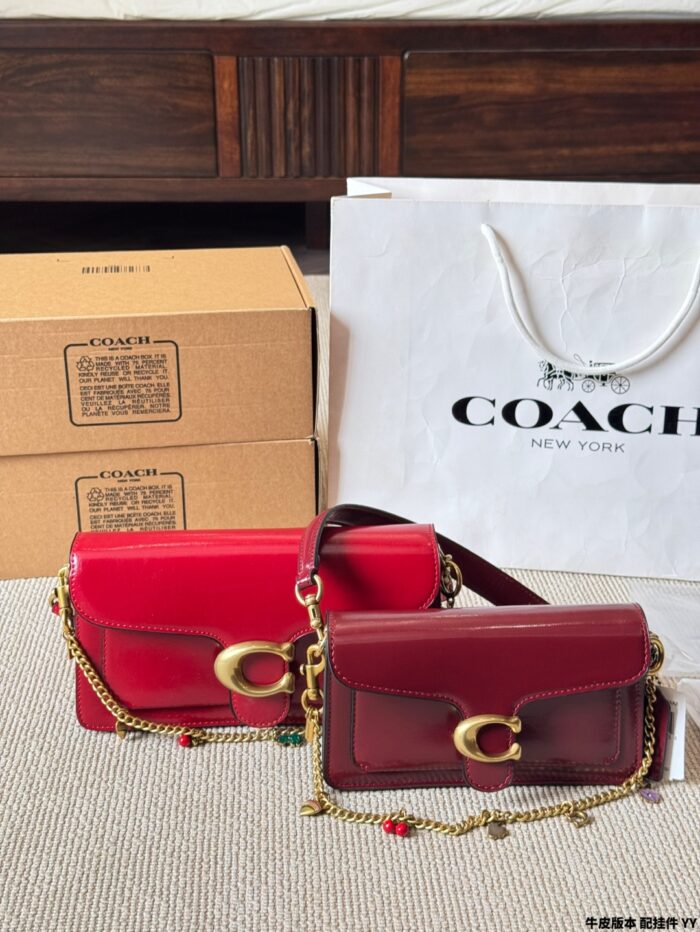 Coach Tabby Dionysus New Handbag/Crossbody Dual-Use Bag In Pebble-Finish Calfskin With Pendant - Image 12