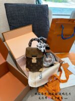 Louis Vuitton Retiro Monogram Canvas Handbag With Yellow Leather Trim - Image 7