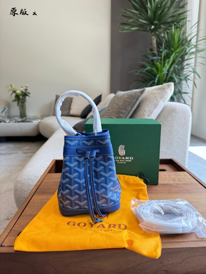 Goyard Petit Flot Mini Bucket Bag: Versatile And Practical With Its Ingenious Adjustable Shoulder Strap. - Image 5