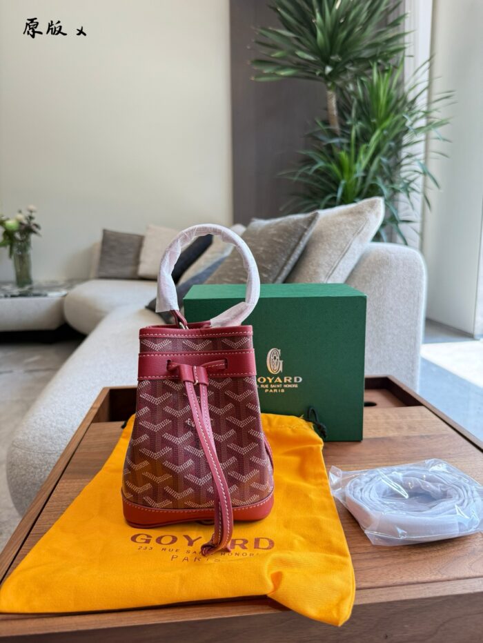 Goyard Petit Flot Mini Bucket Bag: Versatile And Practical With Its Ingenious Adjustable Shoulder Strap. - Image 8