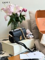 Louis Vuitton Love At First Sight Collection Classic Black Floral Soblack Metis East West Messenger Bag 3-Way Carrying Options | Exquisitely Compact - Image 2