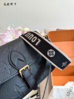 Louis Vuitton Diane Handbag Monogram Empreinte Embossed Leather Baguette Embossing With Charms Removable Shoulder Strap - Image 8