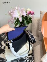 Louis Vuitton Diane Handbag Monogram Empreinte Embossed Leather Baguette Embossing With Charms Removable Shoulder Strap - Image 9