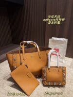 Valentino Nellcote Tote Suede With Spherical Studs And Cut-Out Detailing Handheld Or Shoulder-Carried Includes Detachable Carry Pouch - Image 10