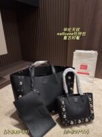 Valentino Nellcote Tote Suede With Spherical Studs And Cut-Out Detailing Handheld Or Shoulder-Carried Includes Detachable Carry Pouch - Image 19