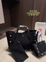 Valentino Nellcote Tote Suede With Spherical Studs And Cut-Out Detailing Handheld Or Shoulder-Carried Includes Detachable Carry Pouch - Image 24