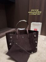 Valentino Nellcote Tote Suede With Spherical Studs And Cut-Out Detailing Handheld Or Shoulder-Carried Includes Detachable Carry Pouch - Image 27