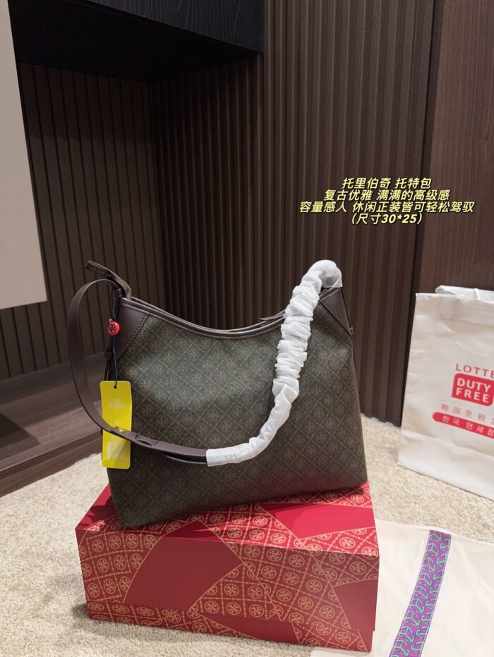 Tory Burch Tote Bag Retro Elegance Luxurious Feel Impressive Capacity Versatile For Both Casual And Formal Wear - Image 6