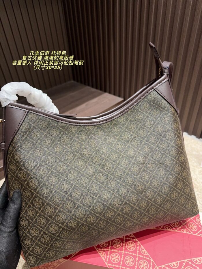 Tory Burch Tote Bag Retro Elegance Luxurious Feel Impressive Capacity Versatile For Both Casual And Formal Wear - Image 7