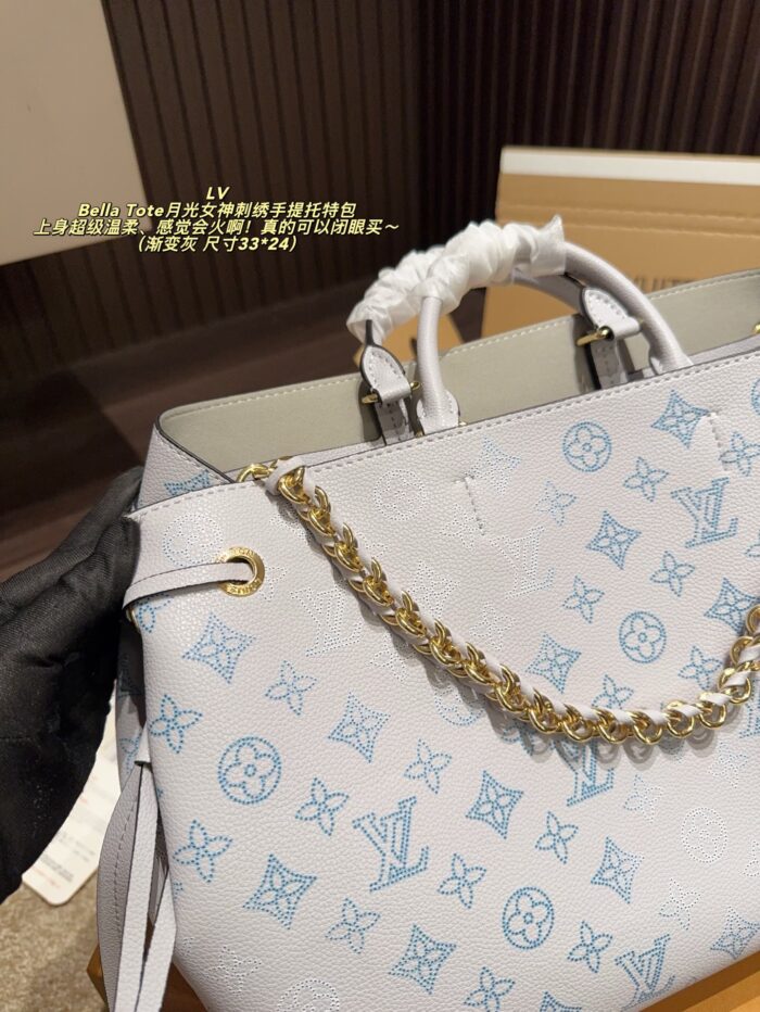 Louis Vuitton Bella Tote Moon Goddess Embroidered Handbag - Versatile And Delicate Style - Image 5