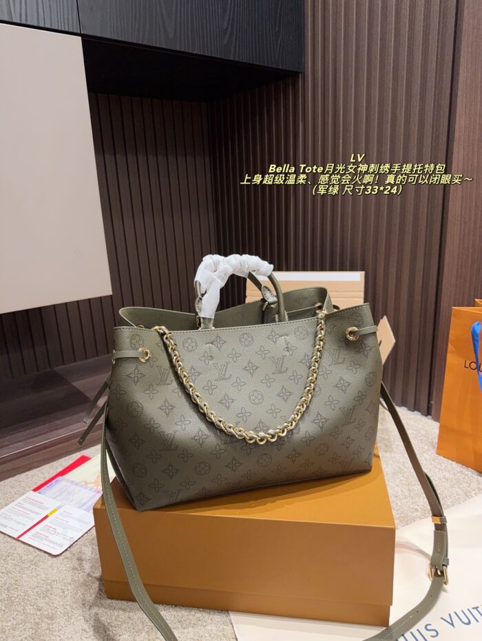 Louis Vuitton Bella Tote Moon Goddess Embroidered Handbag - Versatile And Delicate Style - Image 12