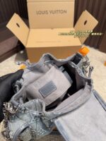 Louis Vuitton Odyssee Denim Shoulder Bag Effortlessly Chic, Laid-Back Sophistication Shoulder, Crossbody Or Handheld - Image 7