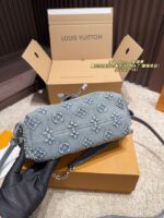 Louis Vuitton Odyssee Denim Shoulder Bag Effortlessly Chic, Laid-Back Sophistication Shoulder, Crossbody Or Handheld - Image 8