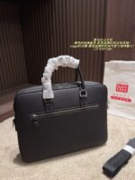 Hermès Briefcase Classic Black Colourway Metal Logo Accents Solid And Dignified - Image 3