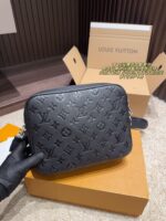 Louis Vuitton Embossed Black Warrior Messenger Bag Practical, Versatile, Hard-Wearing And Scratch-Resistant - Image 3