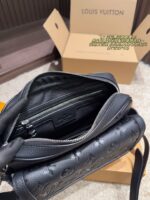 Louis Vuitton Embossed Black Warrior Messenger Bag Practical, Versatile, Hard-Wearing And Scratch-Resistant - Image 8