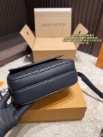 Louis Vuitton Embossed Black Warrior Messenger Bag Practical, Versatile, Hard-Wearing And Scratch-Resistant - Image 9