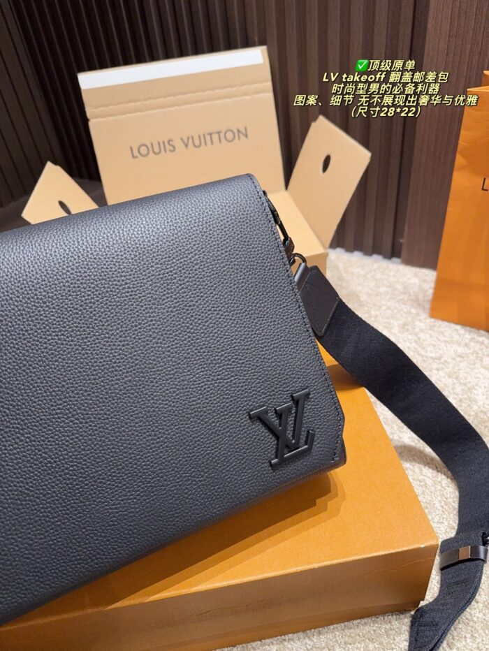 Louis Vuitton Takeoff Flap Messenger Bag: The Epitome Of Luxury And Elegance For The Discerning Gentleman. - Image 6