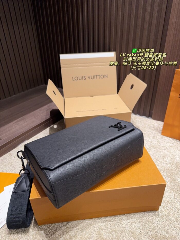 Louis Vuitton Takeoff Flap Messenger Bag: The Epitome Of Luxury And Elegance For The Discerning Gentleman. - Image 7