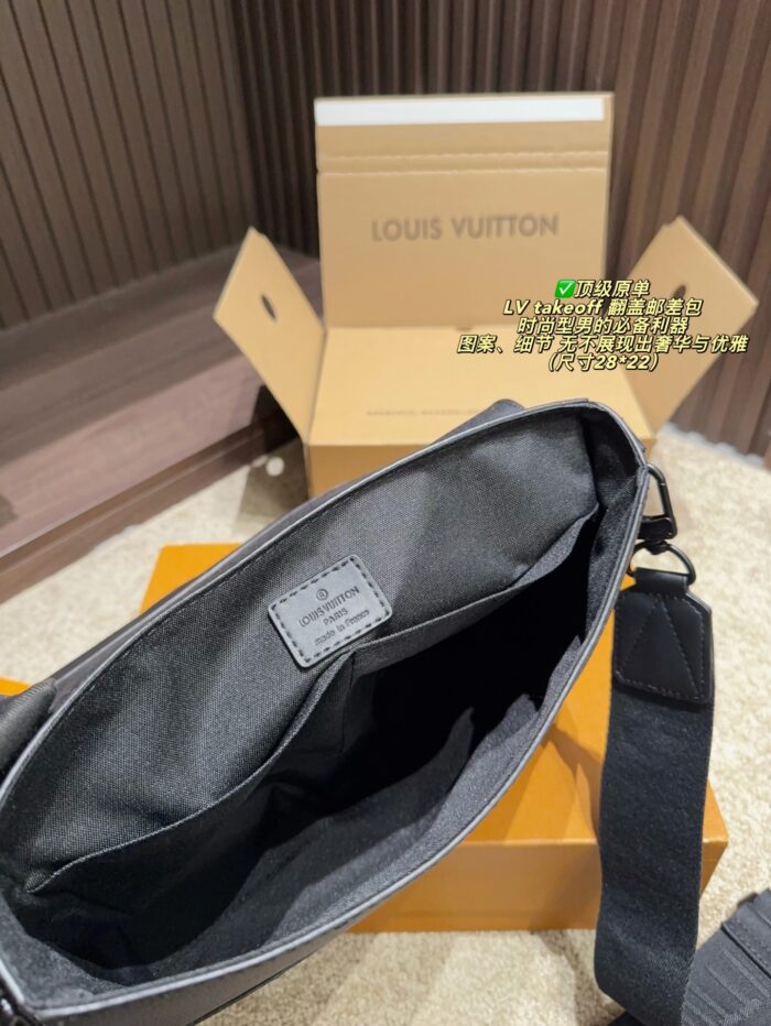 Louis Vuitton Takeoff Flap Messenger Bag: The Epitome Of Luxury And Elegance For The Discerning Gentleman. - Image 9