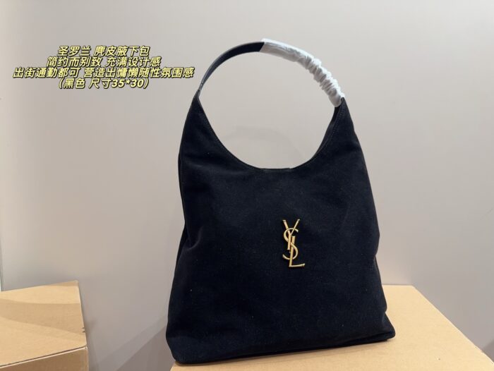 Yves Saint Laurent Hobo Suede Underarm Bag Effortlessly Chic And Spacious Includes Phone Pouch Seasonally Versatile - Image 2