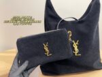 Yves Saint Laurent Hobo Suede Underarm Bag Effortlessly Chic And Spacious Includes Phone Pouch Seasonally Versatile - Image 5