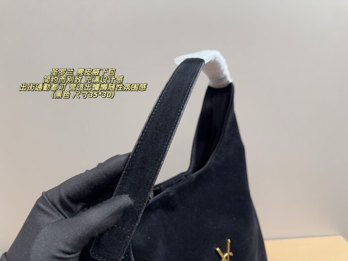Yves Saint Laurent Hobo Suede Underarm Bag Effortlessly Chic And Spacious Includes Phone Pouch Seasonally Versatile - Image 6