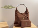 Yves Saint Laurent Hobo Suede Underarm Bag Effortlessly Chic And Spacious Includes Phone Pouch Seasonally Versatile - Image 10