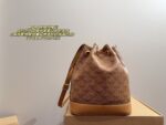 Mcm Drawstring Bucket Bag Structured, Minimalist, Vintage-Chic Effortlessly Sophisticated For Everyday Styling - Image 4