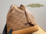 Mcm Drawstring Bucket Bag Structured, Minimalist, Vintage-Chic Effortlessly Sophisticated For Everyday Styling - Image 5