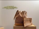 Mcm Drawstring Bucket Bag Structured, Minimalist, Vintage-Chic Effortlessly Sophisticated For Everyday Styling - Image 10
